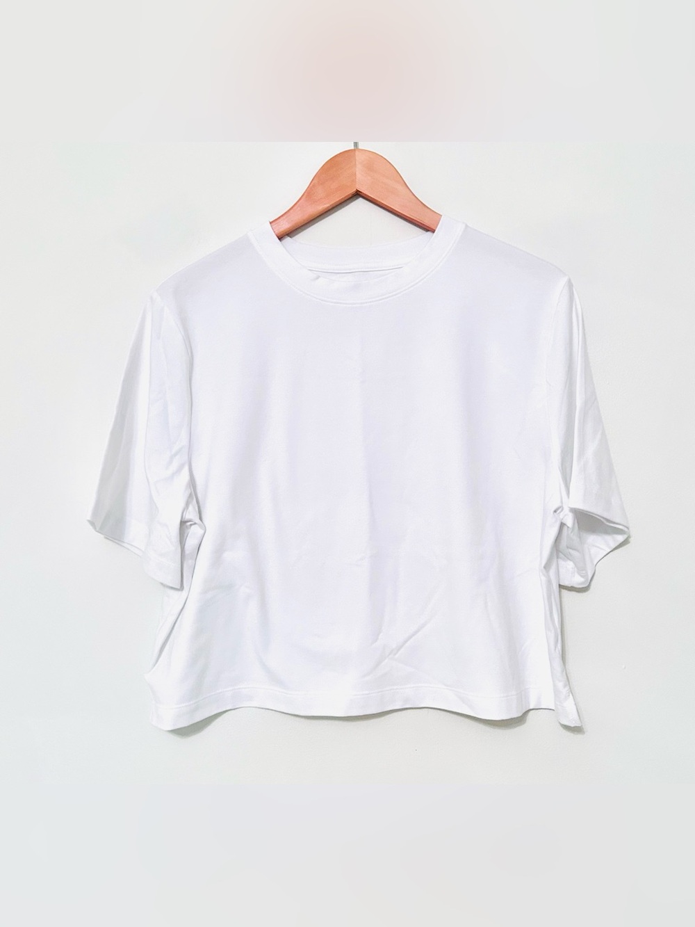 a new day White Boxy Crewneck Short Sleeve Tee